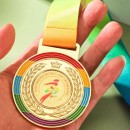 Rotating Metal Medal