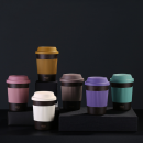 Degradable coffee grounds material coffee cup