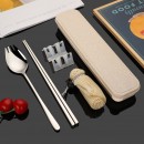 2-In-1 Spoon, Fork And Chopsticks Tableware