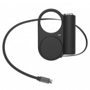 Creative Retractable Mobile Power Bank With Built-in Wire