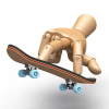 Matte Fingertip Skateboard