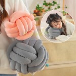 三股編織水晶絨抱枕