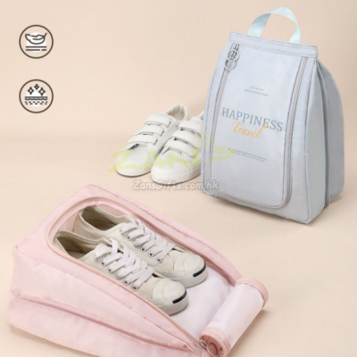 Three dimensional large capacity shoe bag
