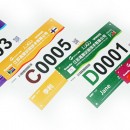 Colorful Waterproof Bib Number