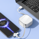 Retractable storage stand three-in-one data cable