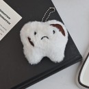 毛絨牙齒掛件鑰匙扣
