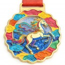 流沙馬年金屬獎牌