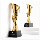 Creative Metal Crystal Trophy