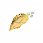 Brass Gold Leaf Ornament