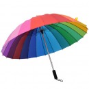 24 Colors Straight Umbrella