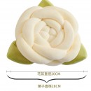 Knitted And Knotted Rose Pillow