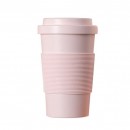 PLA环保带盖420ML咖啡杯