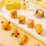 Unzip the capybara squeezable toy