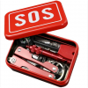 Outdoor wilderness survival tool life-saving kit