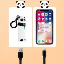 Cartoon Panda Telescopic Data Cable