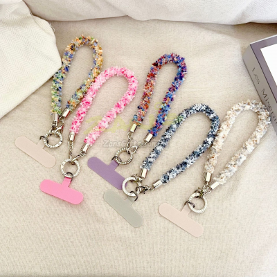 毛絨撞色手機掛繩