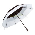 30寸間色雙層直柄太陽傘
