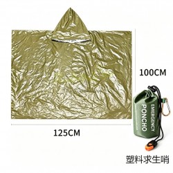 Multifunctional Emergency Portable Camping and Hiking Raincoat