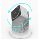 魔方旋轉四合一無線充