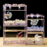 鬥魚積木魚缸