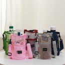 Mesh crossbody cup sleeve