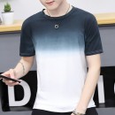 Gradient Colors Printed T-Shirt