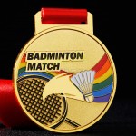 Badminton Metal Medal