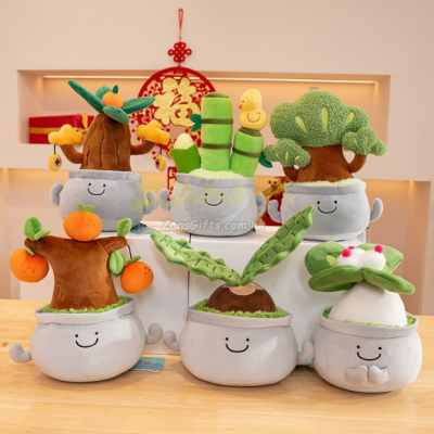植物盆栽玩偶