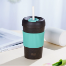 Degradable coffee grounds material coffee cup