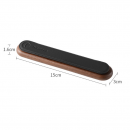 Black walnut wood temporary parking number plate