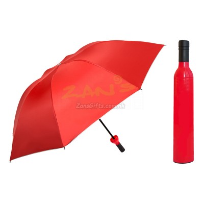 酒瓶广告折叠伞