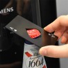Poker card-shaped fridge magnet bottle opener