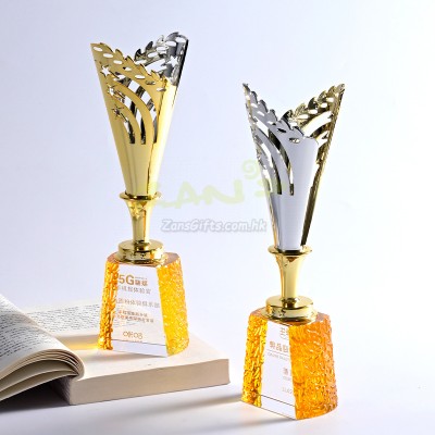 Metal Crystal Trophy
