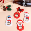 Christmas magnetic refrigerator sticker bottle opener Christmas magnetic refrigerator sticker bottle opener