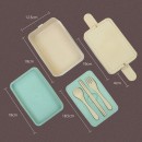 300ML Wheat Straw Lunchbox