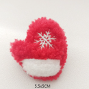聖誕毛絨胸針/掛件