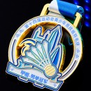 Badminton Metal Medal