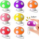 蘑菇減壓按鍵鑰匙扣掛件