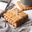Solid Wood Cookie Insulated Coaster