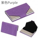 PU Metal Card Holder