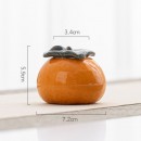 Orange Ceramic Jar