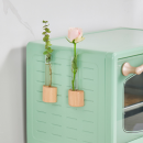 Magnetic refrigerator magnet hydroponic small vase