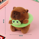 Capybara plush doll keychain