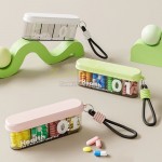 Portable pill box