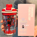 Tritan Cute straw water cup
