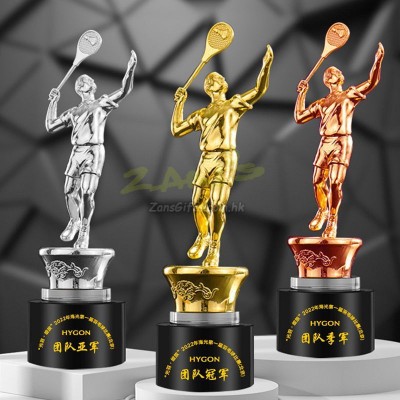 羽毛球獎杯