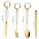 Christmas Antler Stainless Steel Tableware