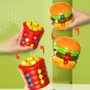 漢堡薯條魔豆魔方指尖陀螺減壓玩具