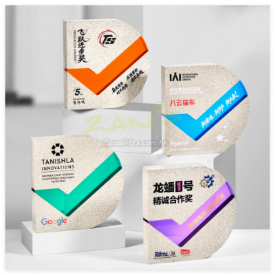 大理石水晶奖座
