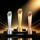 Metal‑texture Trophy Metal‑texture Trophy